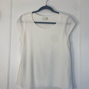Wilfred Free M white short  sleeve blouse